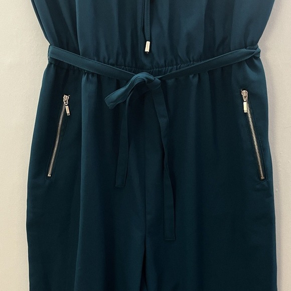 Marilyn Monroe Size Extra Large Women’s Jumpsuit Halter Lace Up Belted Pockets - Picture 4 of 16